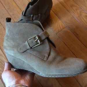Franco Sarto suede booties